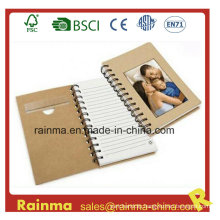 Eco Paper Spiral Notebook with Photo Frame Cover